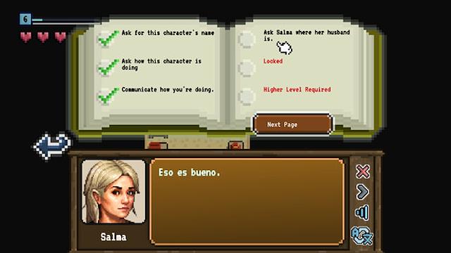 Image for the game Newcomer: A Language Learning RPG