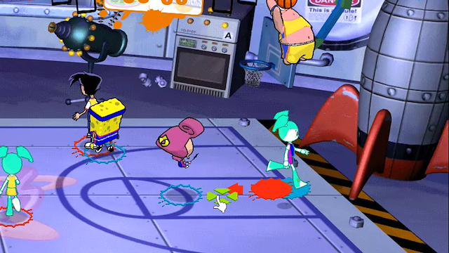 Image for the game Nicktoons Basketball