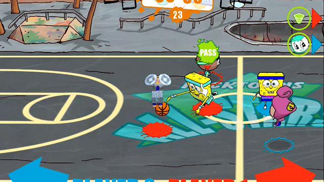 Image for the game Nicktoons Basketball