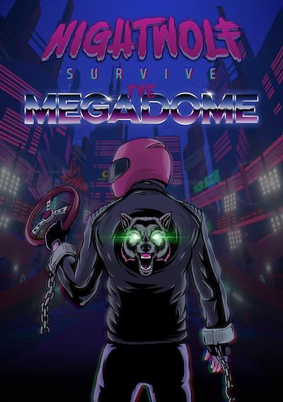 Cover image for the game Nightwolf: Survive the Megadome