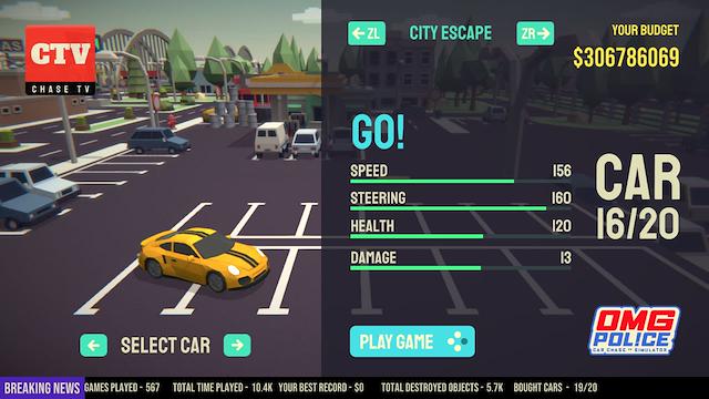 Image for the game OMG Police: Car Chase TV Simulator