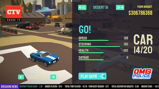 Image for the game OMG Police: Car Chase TV Simulator