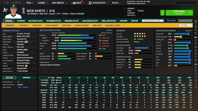 Image for the game Out of the Park Baseball 27