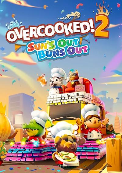 Cover image for the game Overcooked! 2: Sun's Out Buns Out
