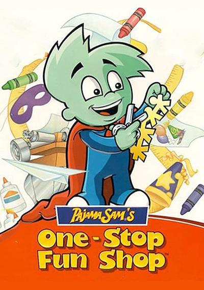 Cover image for the game Pajama Sam's One Stop Fun Shop
