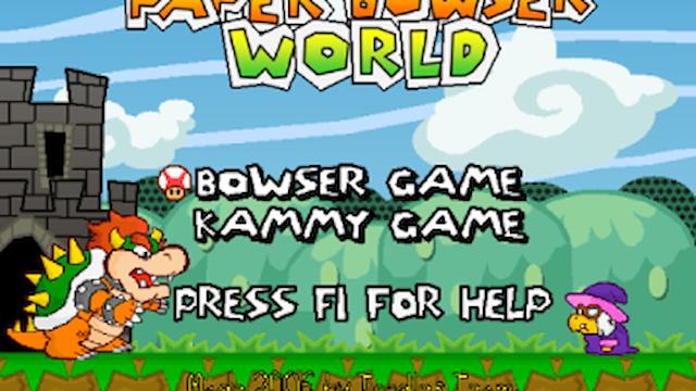 Image for the game Paper Bowser World