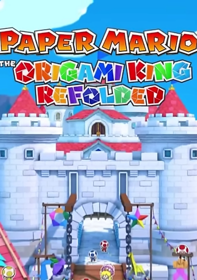 Cover image for the game Paper Mario: The Origami King Refolded