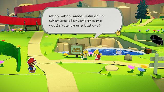 Image for the game Paper Mario: The Origami King Refolded