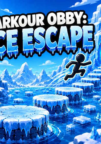 Cover image for the game Parkour Obby: Ice Escape