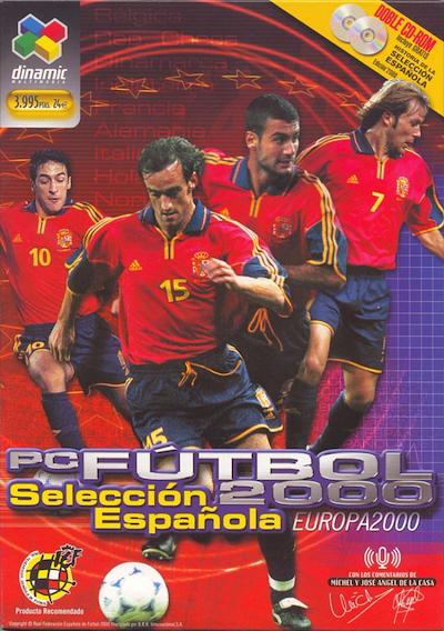 Cover image for the game PC Fútbol Selección Española Europa 2000
