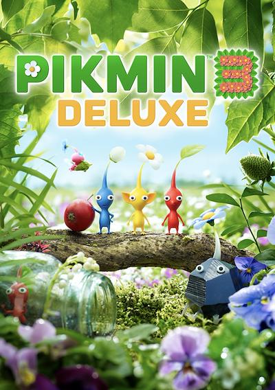 Cover image for the game Pikmin 3 Deluxe