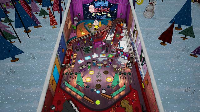 Image for the game Pinball FX: A Charlie Brown Christmas Pinball