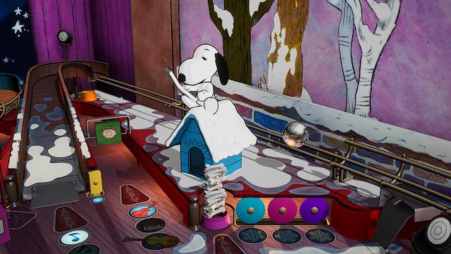 Image for the game Pinball FX: A Charlie Brown Christmas Pinball