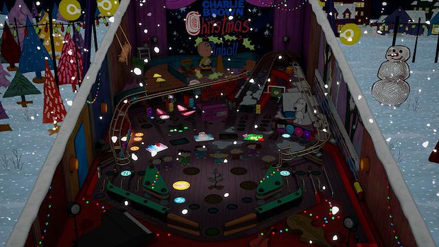 Image for the game Pinball FX: A Charlie Brown Christmas Pinball