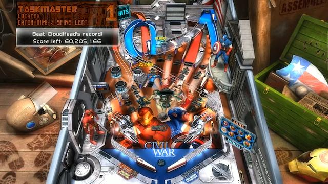 Image for the game Pinball FX2: Marvel Civil War