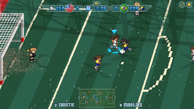 Image for the game Pixel Cup Soccer 17