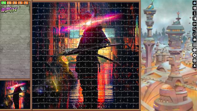 Image for the game Pixel Puzzles Ultimate: Cyberpunk
