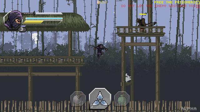 Image for the game Pixel Shinobi: Nine demons of Mamoru