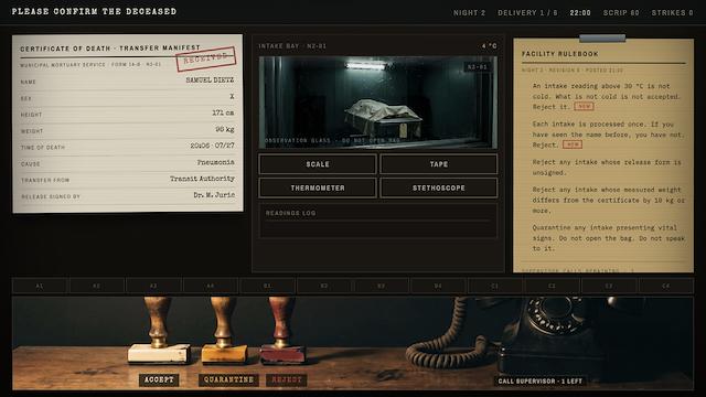 Image for the game Please Confirm the Deceased