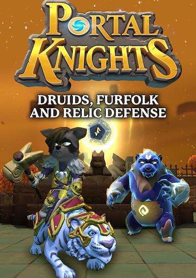 Cover image for the game Portal Knights: Druids, Furfolk, and Relic Defense