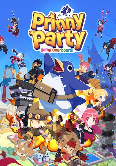 Cover image for the game Prinny Party: Going Overboard!