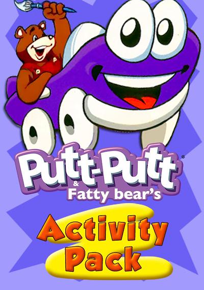 Cover image for the game Putt-Putt and Fatty Bear's Activity Pack