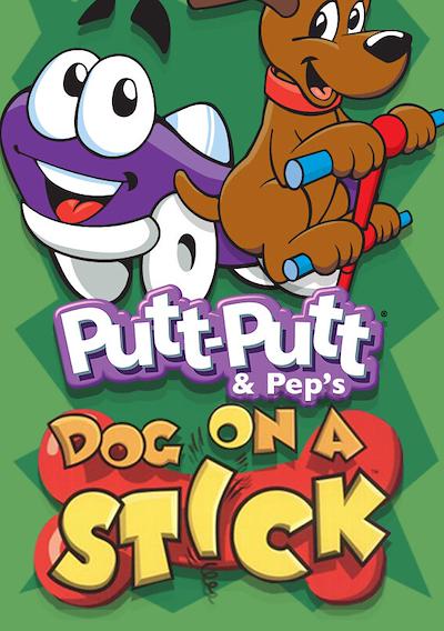 Cover image for the game Putt-Putt and Pep's Dog on a Stick