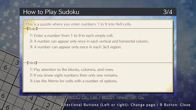Image for the game Puzzle by Nikoli W: Sudoku