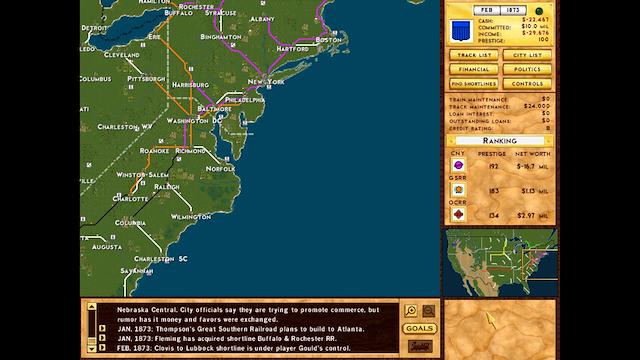 Image for the game Rails Across America