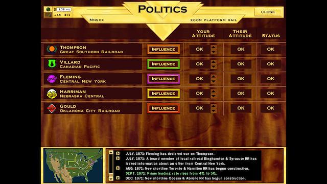 Image for the game Rails Across America