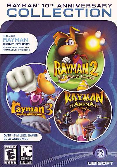 Cover image for the game Rayman 10th Anniversary Collection