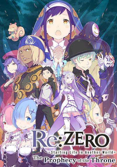 Cover image for the game Re:Zero - Starting Life in Another World: The Prophecy of the Throne
