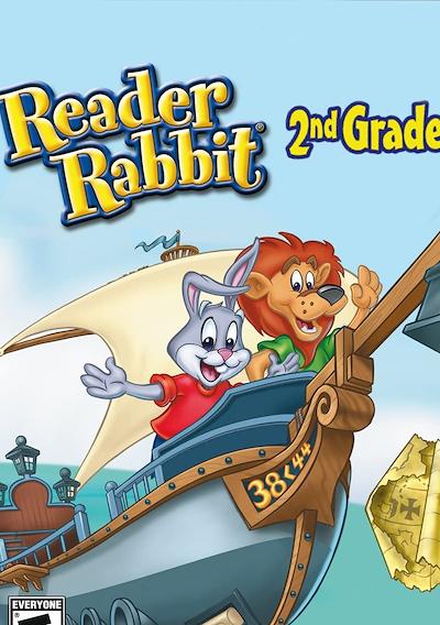 Cover image for the game Reader Rabbit 2nd Grade: Mis-Cheese-ious Dreamship Adventures!
