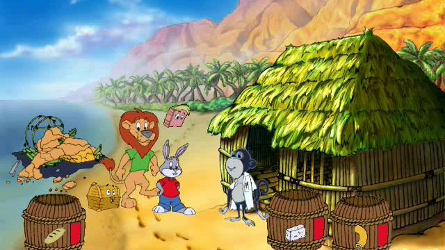 Image for the game Reader Rabbit 2nd Grade: Mis-Cheese-ious Dreamship Adventures!