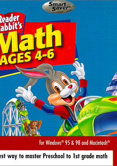 Cover image for the game Reader Rabbit Math Adventures Ages 4-6