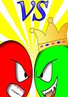 Cover image for the game Red Ball vs Green King