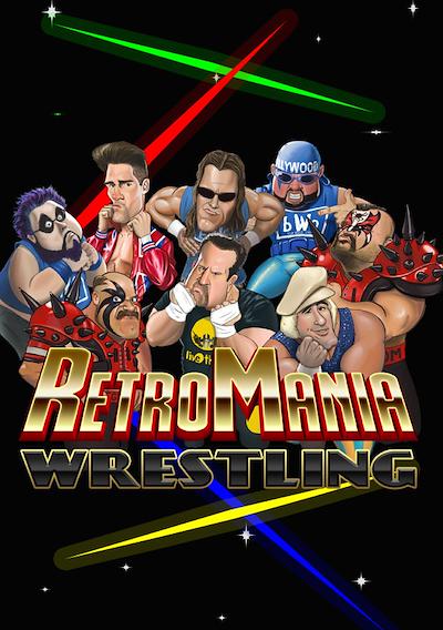 Cover image for the game RetroMania Wrestling