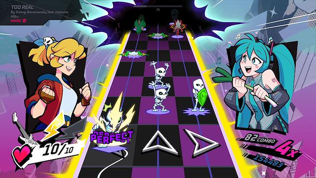 Image for the game Rift of the NecroDancer: Hatsune Miku - "Too Real"