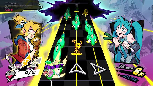 Image for the game Rift of the NecroDancer: Hatsune Miku - "Too Real"