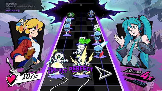 Image for the game Rift of the NecroDancer: Hatsune Miku - "Too Real"
