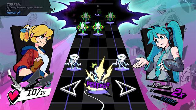 Image for the game Rift of the NecroDancer: Hatsune Miku - "Too Real"