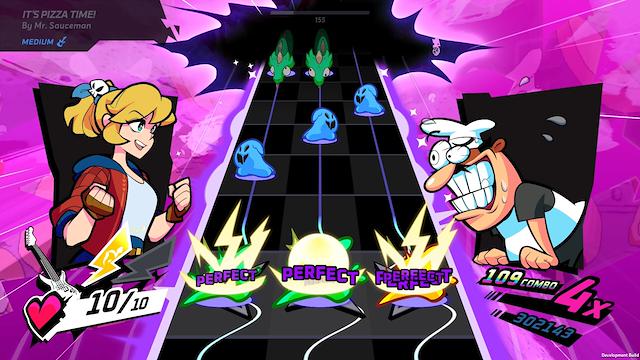 Image for the game Rift of the NecroDancer: Pizza Tower - "It's Pizza Time!"