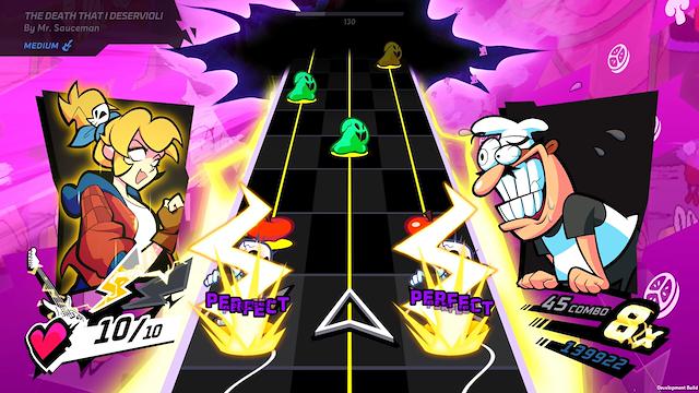 Image for the game Rift of the NecroDancer: Pizza Tower - "The Death That I Deservioli"