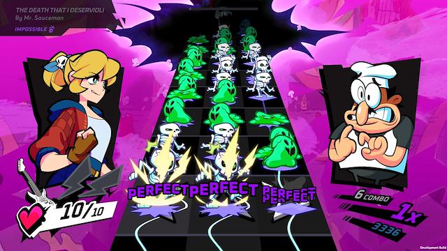 Image for the game Rift of the NecroDancer: Pizza Tower - "The Death That I Deservioli"