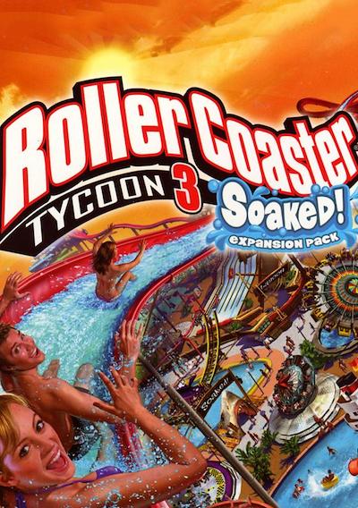 Cover image for the game RollerCoaster Tycoon 3: Soaked!