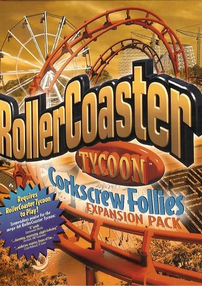 Cover image for the game RollerCoaster Tycoon: Corkscrew Follies