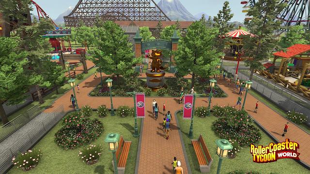 Image for the game RollerCoaster Tycoon World