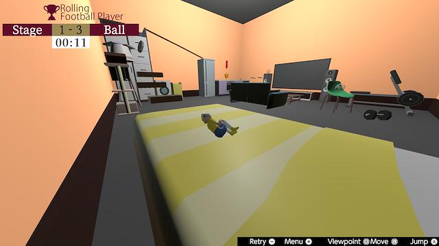 Image for the game Rolling Football Player