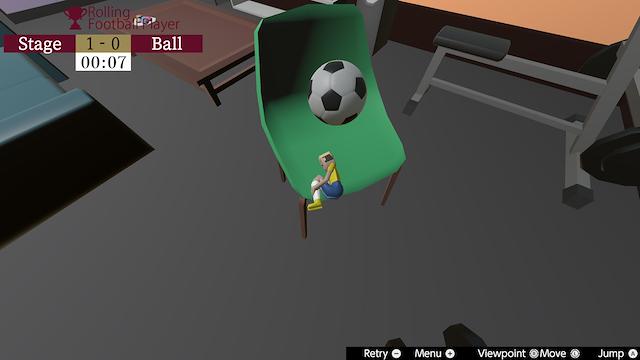 Image for the game Rolling Football Player