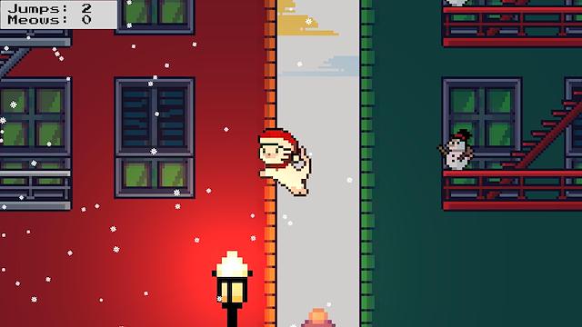 Image for the game Rooftop Rascal: The Claus Cat
